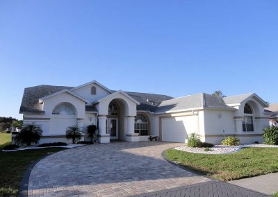 Front Elevation and Driveway